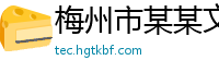 梅州市某某文化传媒培训学校